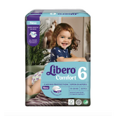 Libero Fraldas Comfort 6 (13-20Kg) X22unid.
