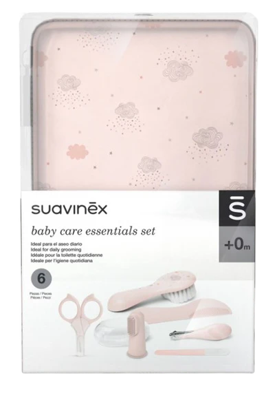Suavinex Kit Essenciais de Higiene Rosa