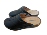 AtualConforto Chinelo em Pele Preto