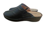 AtualConforto Chinelo em Pele Preto