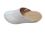 AtualConforto Chinelo em Pele Branco