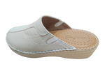 AtualConforto Chinelo em Pele Branco
