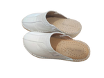 AtualConforto Chinelo em Pele Branco