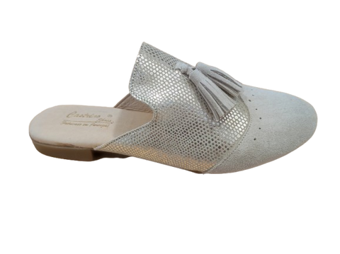 Atualconforto Chinelo em Pele  Bege