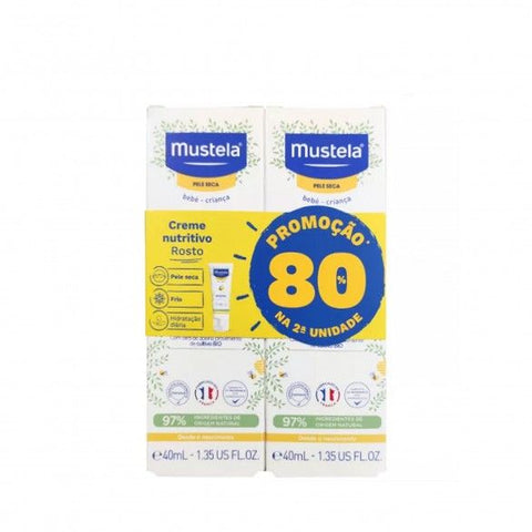 Mustela Bebé Cold Cream 2x40ml