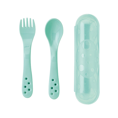 Saro Conjunto de Talheres Saro com Estojo Verde