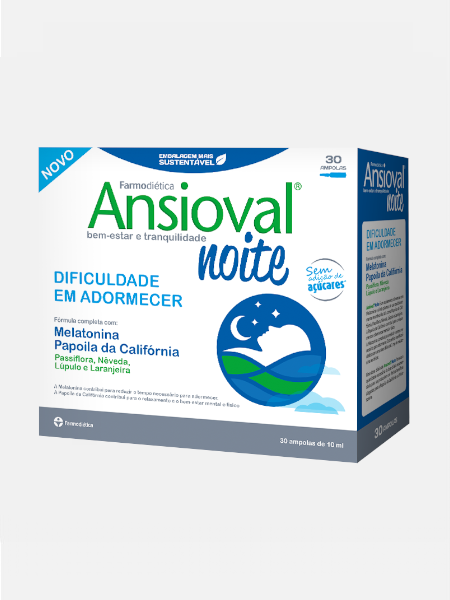 Ansioval Noite Ampolas x30