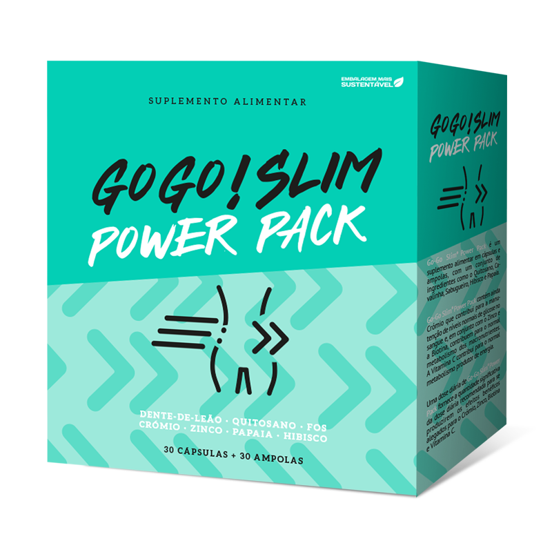 Go Go Slim Power Pack 30 ampolas + 30 cápsulas SUPER PREÇO