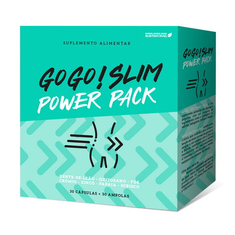 Go Go Slim Power Pack 30 ampolas + 30 cápsulas SUPER PREÇO