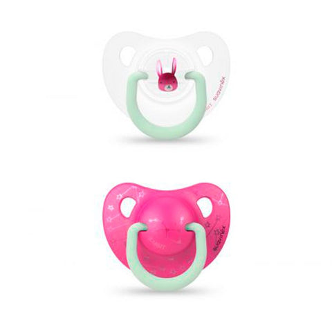 Suavinex Chupeta Anatomica Silicone Soother Night time 0-6M 2nid.