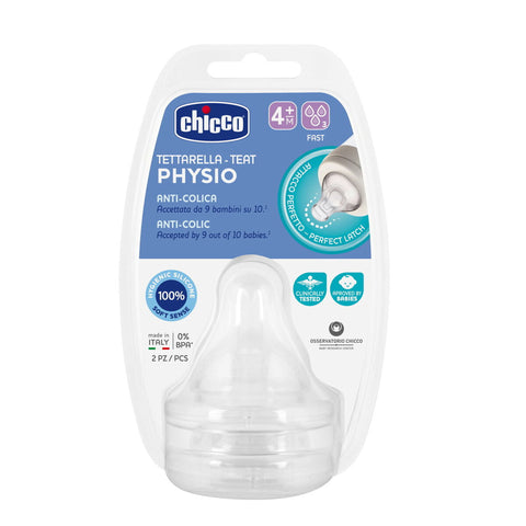 Chicco Tetina Anticólicas Perfect Fluxo Rápido +4M