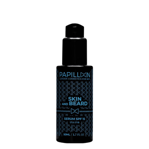 Papillon Skin and Beard Face and Beard Serum SPF15 50ml