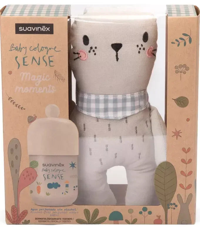 Suavinex Sense Children's Cologne Gift Set + Plush Toy