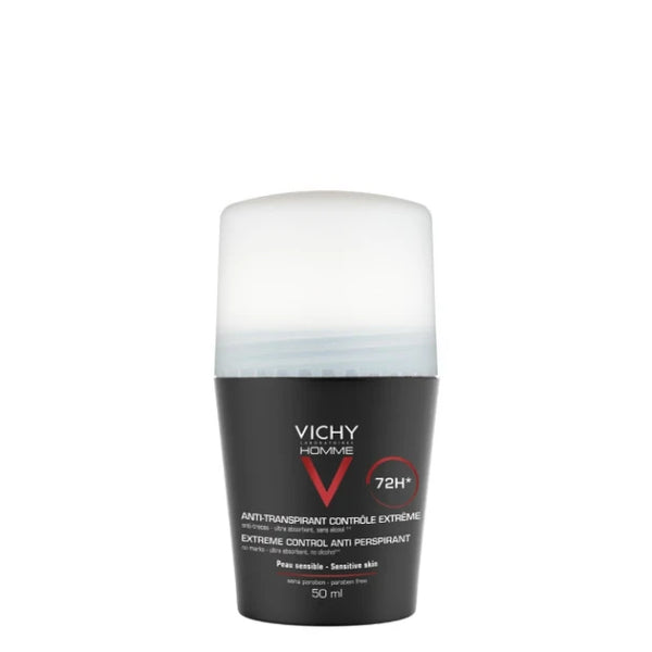 Vichy Homme Anti-transpirante Controlo Extremo 72h 50ml