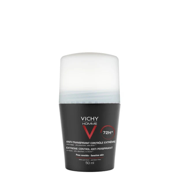 Vichy Homme Anti-transpirante Controlo Extremo 72h 50ml