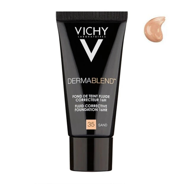 Vichy Dermablend Fond Teint Fluid Foundation Sand Color 35 30ml
