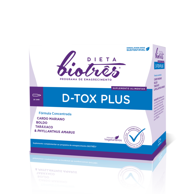 Biotrês D-Tox Plus 20 Ampolas