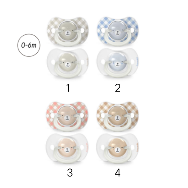 Suavinex Chupeta Noturna Tetina Fisiológica SX Pro Silicone Leão Bege 6-18m 2 unidades (Cópia)