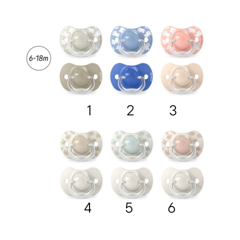 Suavinex Chupeta Tetina Fisiológica SX Pro Silicone Prints 6-18m 2 unidades