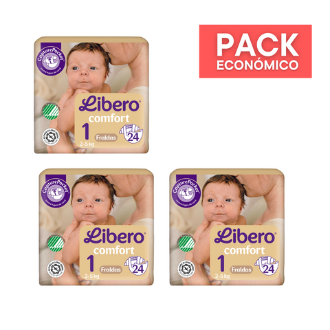 Libero Diapers Newborn 1 (2-5KG) X24 units.