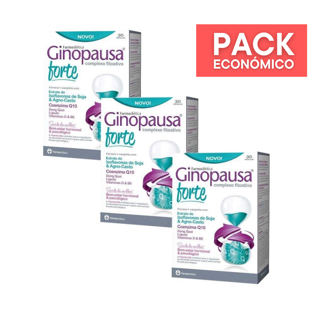 Ginopausa Forte 30 cápsulas x3 PACK PROMOCIONAL