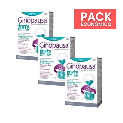 Ginopausa Forte 30 cápsulas x3 PACK PROMOCIONAL