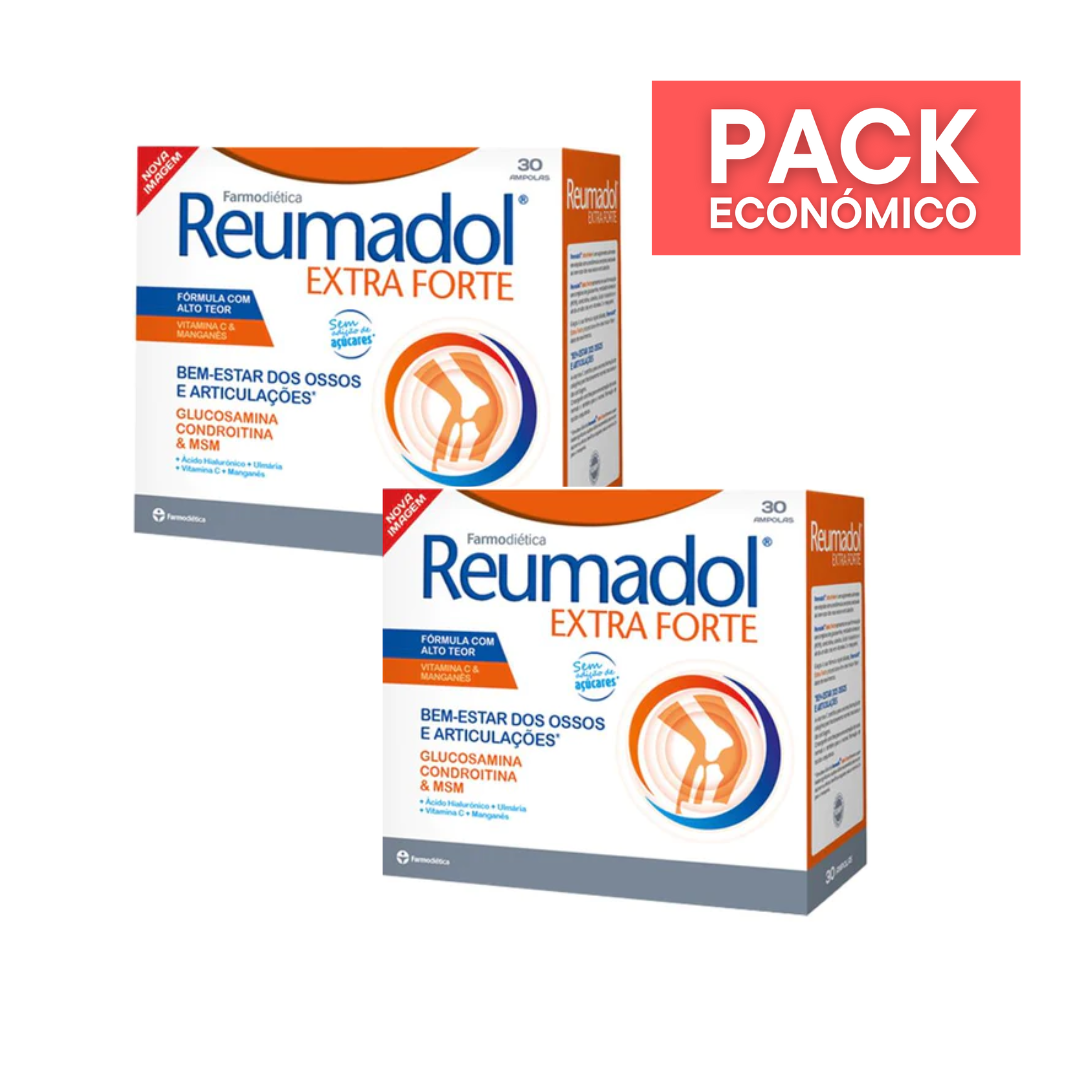 Reumadol Extra Forte 30 ampolas X2 PACK ECONÓMICO