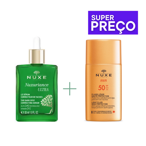 Nuxe SUPER PREÇO Nuxuriance Ultra Sérum Redensificante 30ml & Sun Fluido fps50+ 40ml