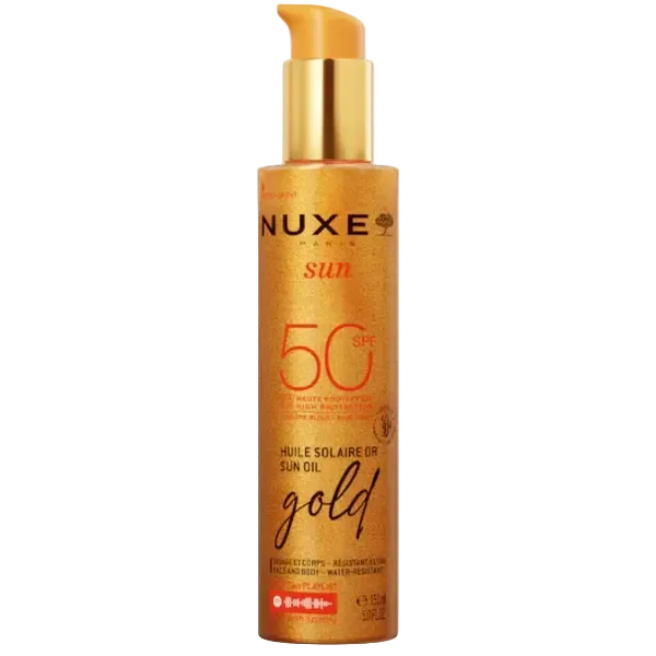 Nuxe Sun Bronzer Oil Gold Rosto e Corpo FPS50 150ml