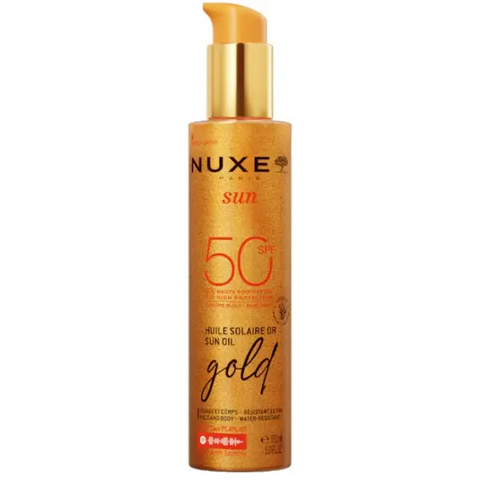 Nuxe Sun Bronzer Oil Gold Rosto e Corpo FPS50 150ml