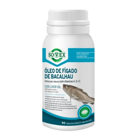 Óleo de Figado de Bacalhau 90 Capsulas