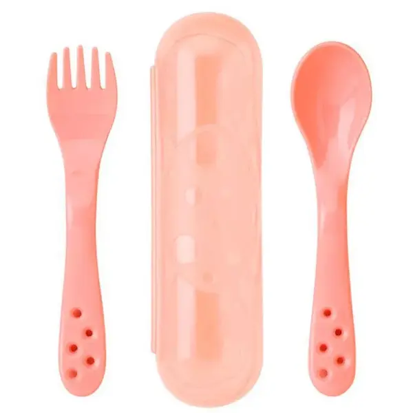 Saro Conjunto de Talheres Saro com Estojo Rosa