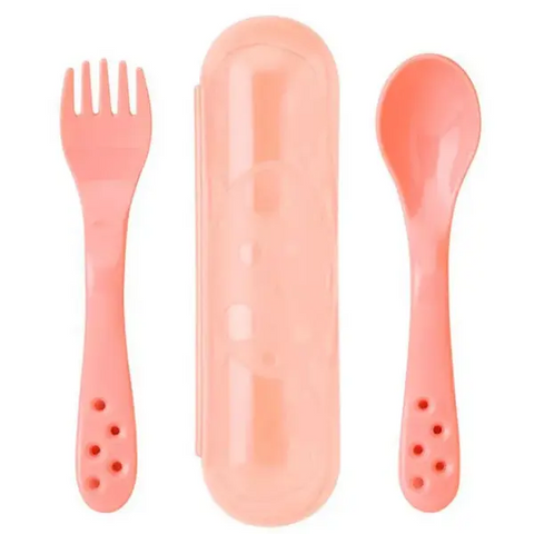 Saro Conjunto de Talheres Saro com Estojo Rosa
