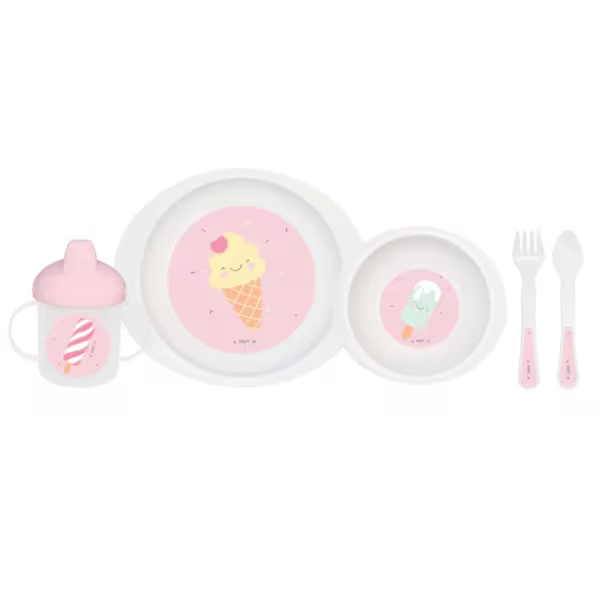 Saro Talheres Pocket Rosa 5 peças