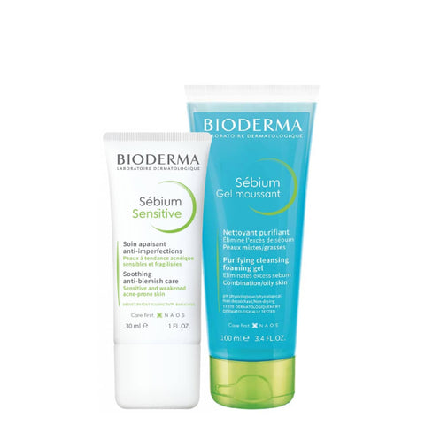 Bioderma Sébium Pack Sensitive Creme Oferta Gel Moussant 100ml