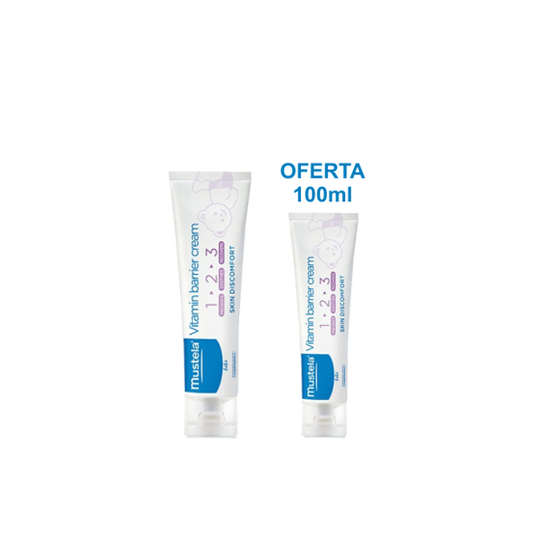 Mustela Diaper Area Cream Cream Pack 150+100ml