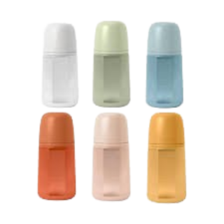 Suavinex Biberão Tetina Redonda Silicone 3P 240ml +3m