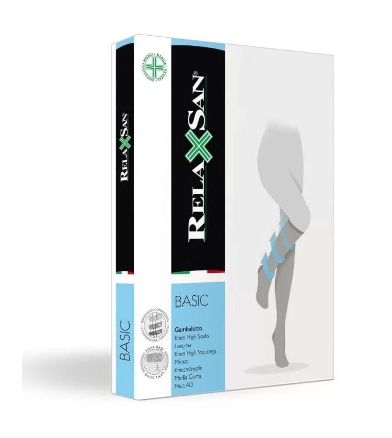 Relaxsan Basic Meia 850 Ad 140 Tamanho 4 Preto