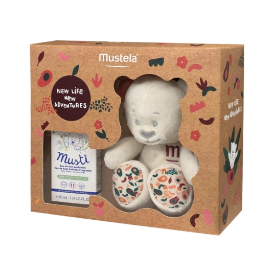 Mustela Eau de Soin Musti Fragrância Delicada + Ursinho Coffret