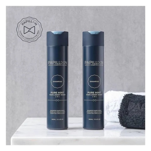 Papillon Pure Mint Shampoo 2 em 1 Corpo e Cabelo 300ml