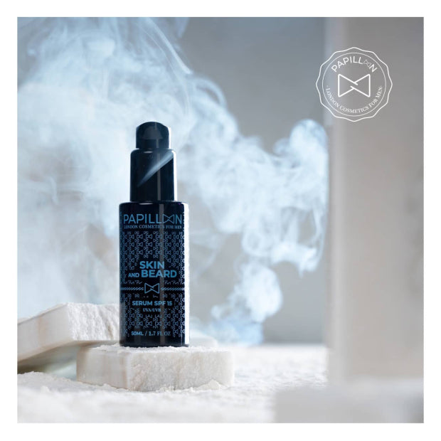 Papillon Skin and Beard Face and Beard Serum SPF15 50ml