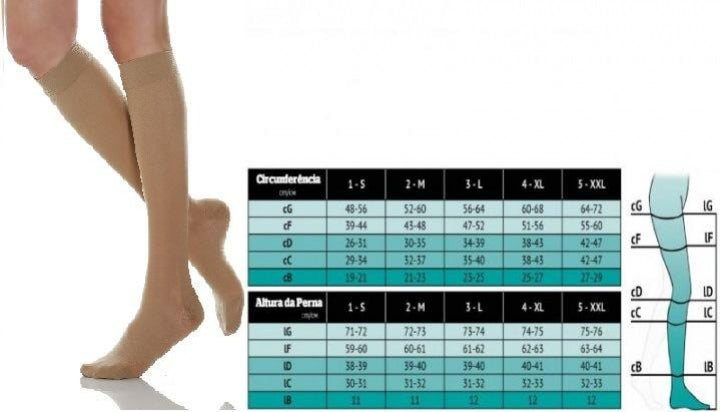 Relaxsan Basic Meia 850 Ad 140 Tamanho 4 Preto