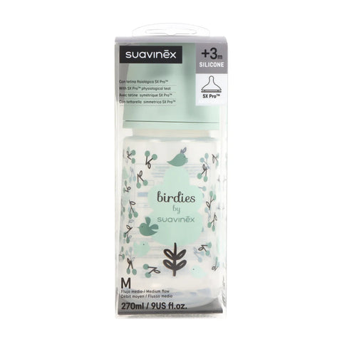Suavinex Biberão Prints Sx Pro Fluxo Médio Verde 270ml