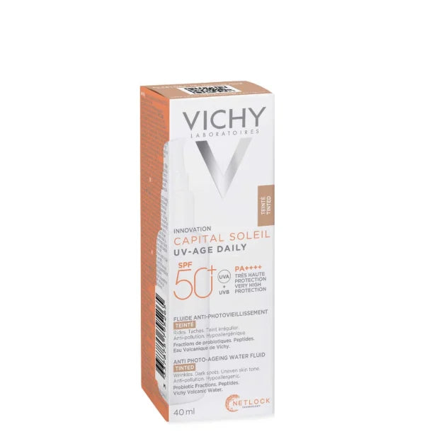 Vichy Capital Soleil UV-Age Daily Fluido com Cor SPF50+ 40ml