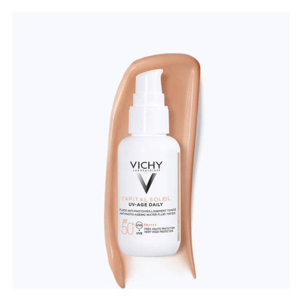 Vichy Capital Soleil UV-Age Daily Fluido com Cor SPF50+ 40ml